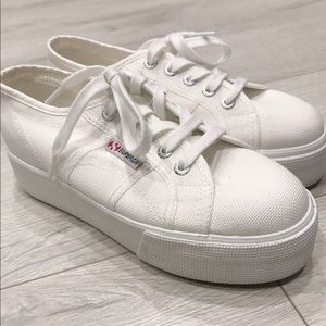 SUPERGA PLATFORM SNEAKERS